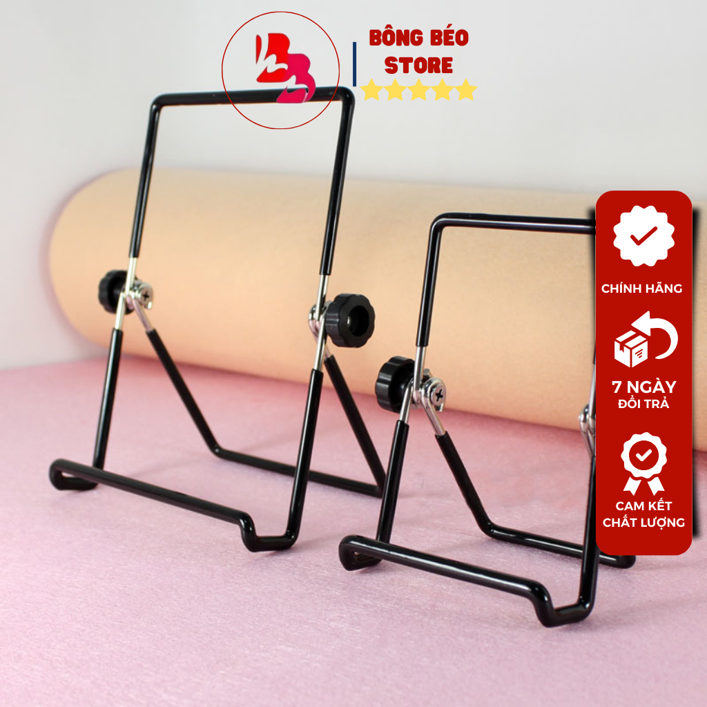 Giá đỡ máy tính bảng khung sắt lớn 8-10 inch để bàn