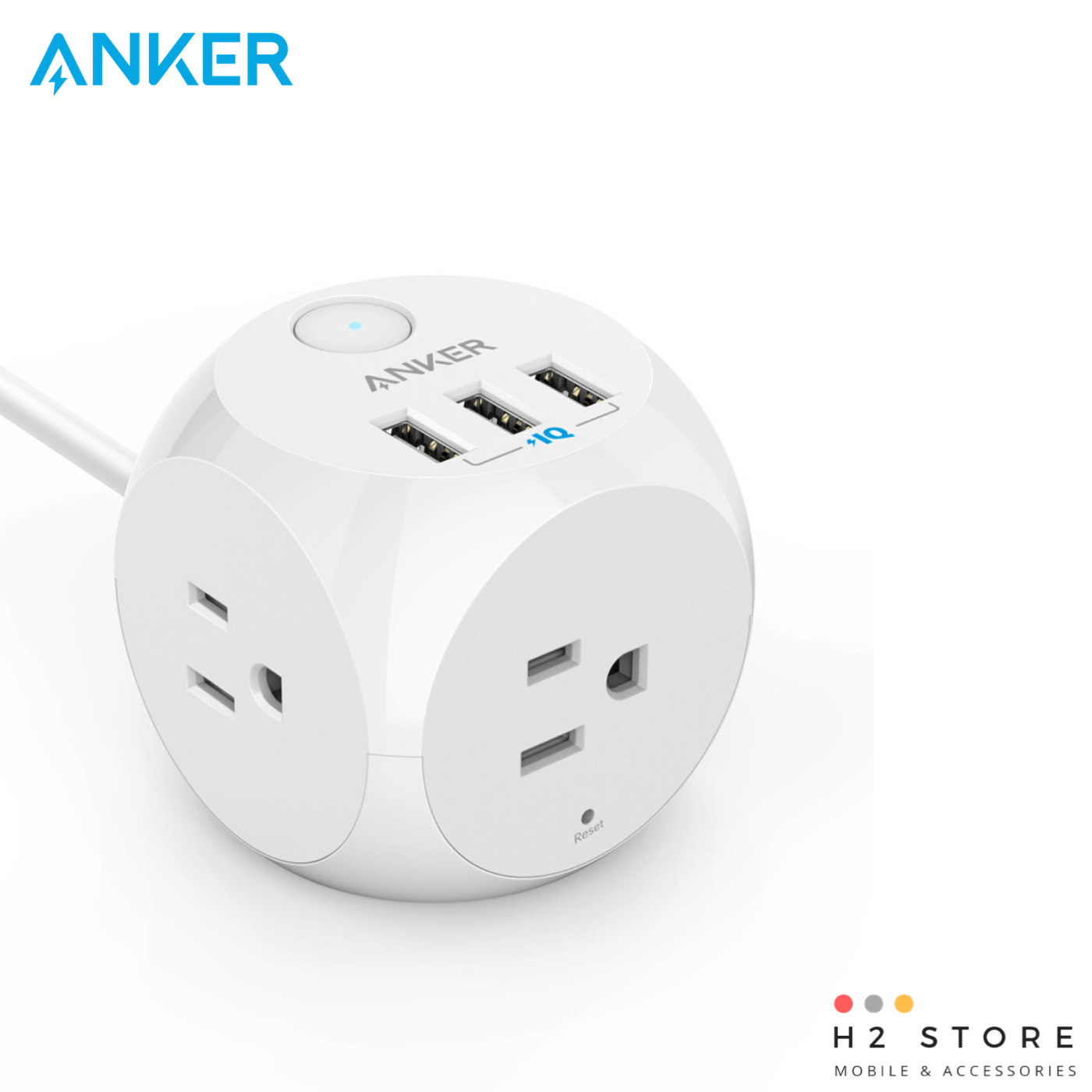 Ổ cắm điện Anker PowerPort Strip 3 - A2763