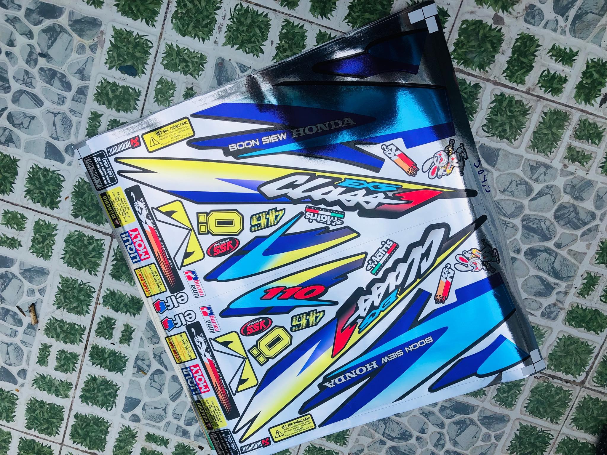 [ QUÍ KHÁCH VUI LÒNG MANG TEM RA TIỆM CHO THỢ DÁN] TEM RỜI WAVE NHỎ CLASS  CROM