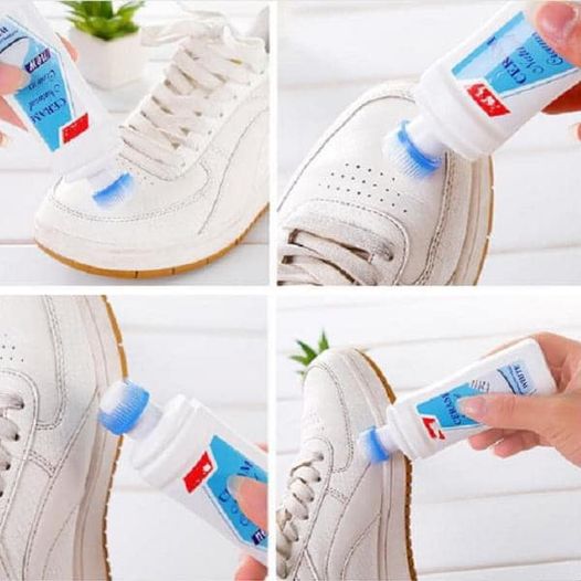 Chai tảy giày - Combo 2 chai nước rửa giày, dung dịch vệ sinh túi xách, Nước Lau Giày, Túi Xách Plac Thần Thánh - Đầu Cọ, chai tẩy trắng giày dep / làm sạch túi xách/ tẩy ố giày dép túi xách - KM