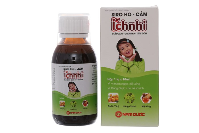 Siro cảm Ích nhi chai 90ml hạn sử dụng xa
