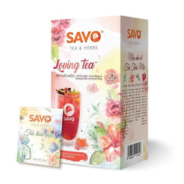 Trà savo loving - hộp 20 gói x 2gr