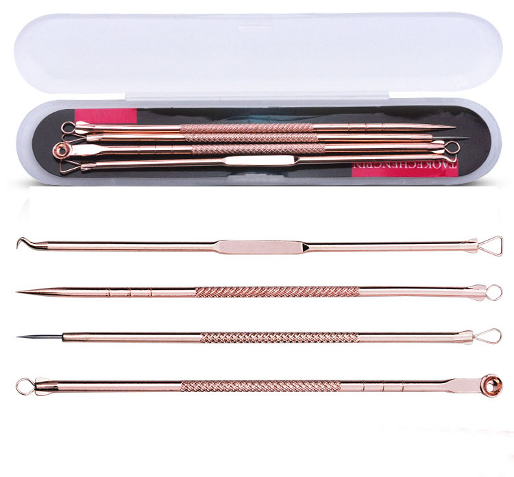 Bộ 4 cây lấy mụn 8 đầu