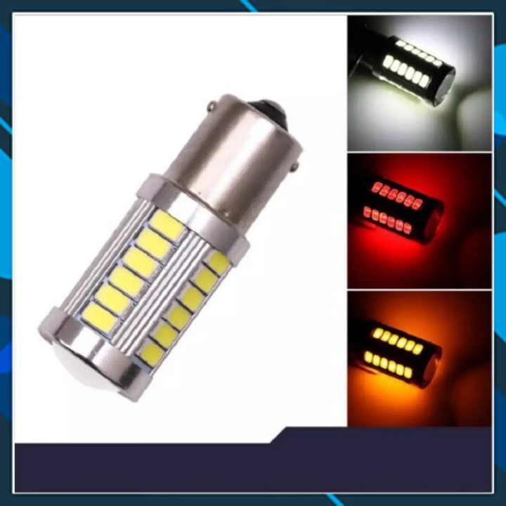 Phanh nhấp nháy 33 tim đèn hậu siêu sáng xe máy nhấp nháy đèn phanh sau đèn sương mù đèn hậu chớp nháy sử dụng điện 12v