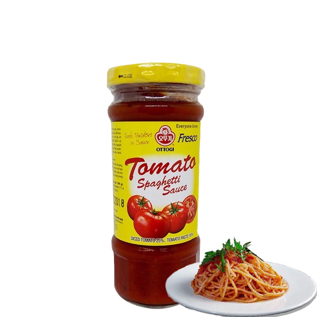 Sốt Spaghetti Cà Chua Ottogi 110g sốt chuẩn vị dùng với các loại mì (mì sợi, mì ý, bún, phở)