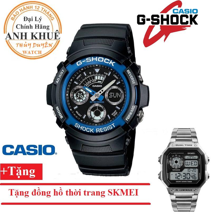 Đồng hồ nam dây nhựa g-shock thương hiệu casio anh khuê aw-591-2adr uỷ quyền phân phối tại việt nam