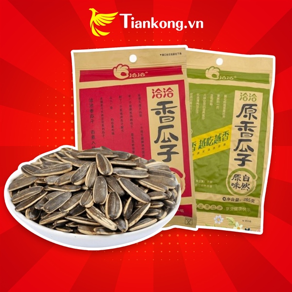 Hạt hướng dương chacha tẩm vị gói 90g, đồ ăn vặt nội địa trung - tiankong