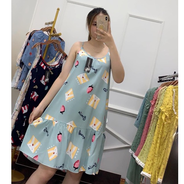 Váy bầu cho con bú mặc nhà siêu cute TM1129  Shop thời trang quần áo đầm  bầu đẹp nhất