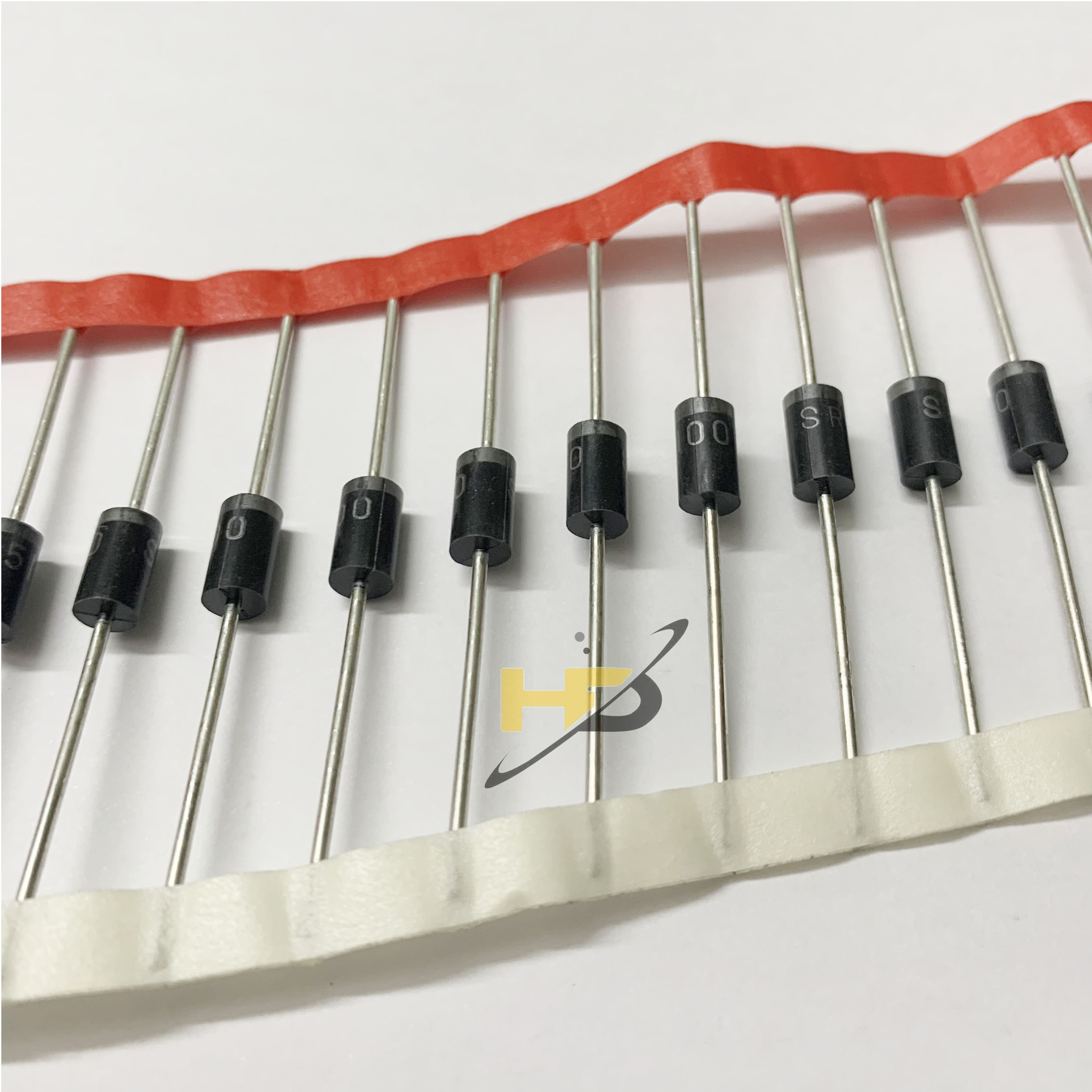 Linh kiện điện tử, bộ 5 diode chỉnh lưu 5a 100v sr5100 schottky dip