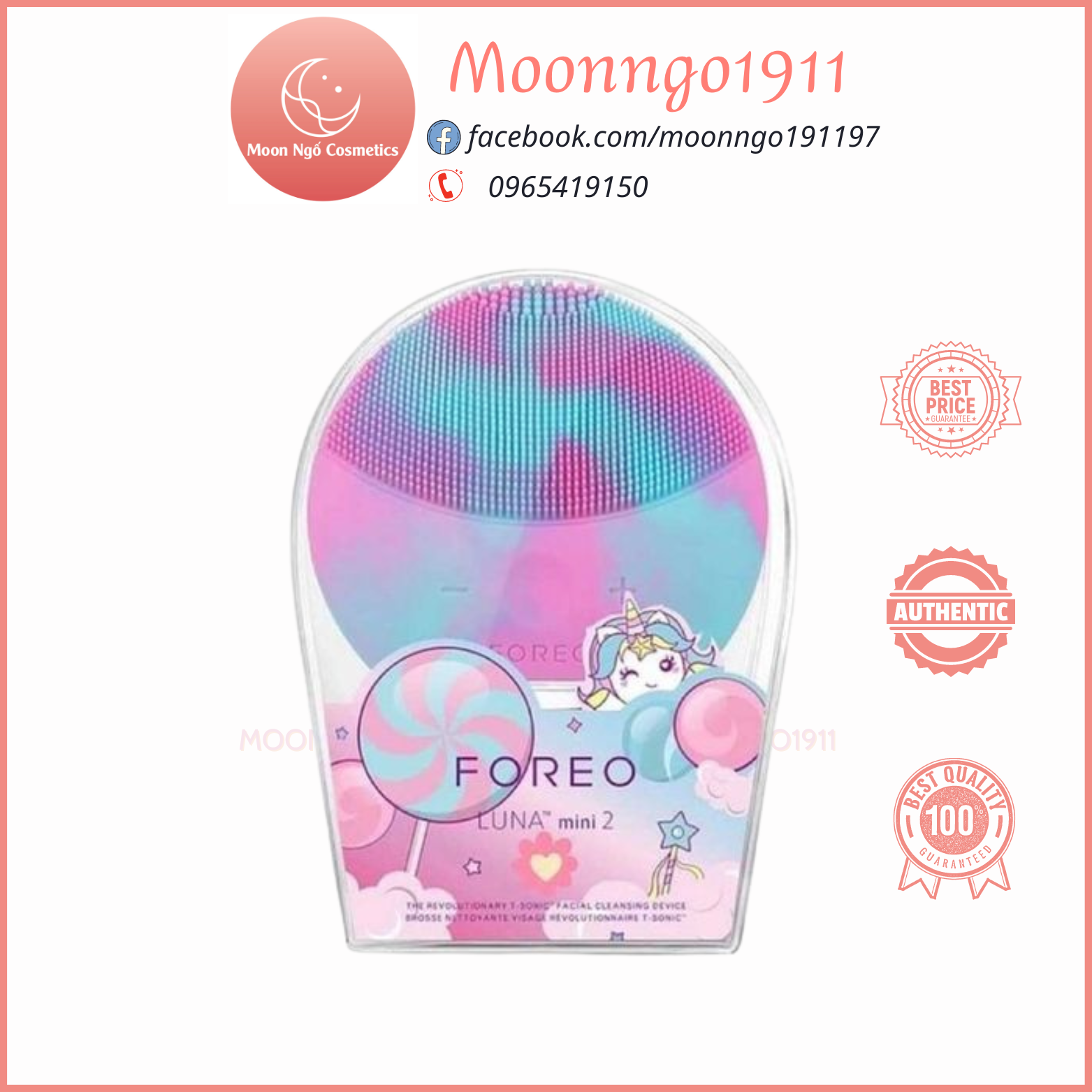 Máy rửa mặt Foreo Luna Mini 2 Unicorn bản limited