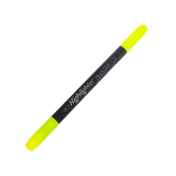 Bút dạ quang stacom 2 đầu hl105-gg - màu vàng