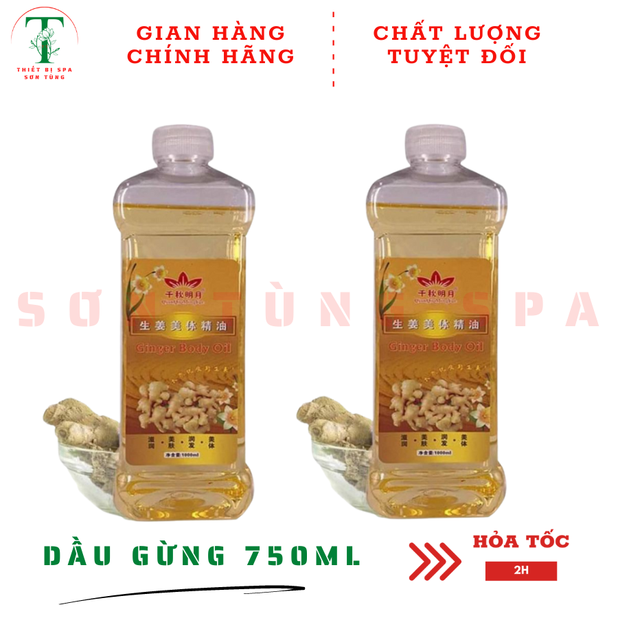 Tinh Dầu Gừng Nóng Chuyên Dùng Massage Body