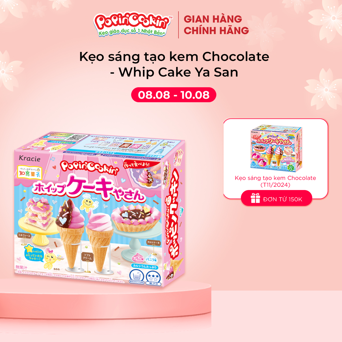 Kẹo Popin Cookin làm bánh Donut/ Ramen/ Waffle Nhật Bản