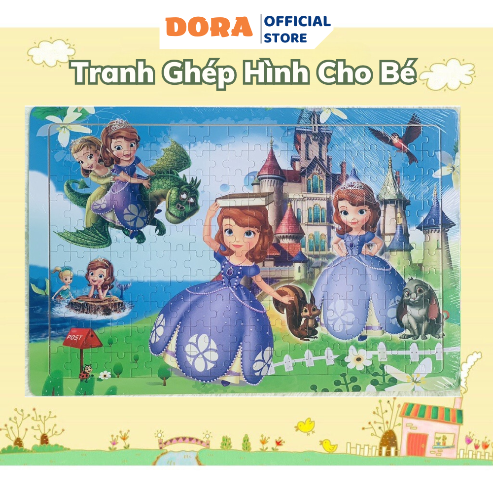 Tranh ghép hình 200 mảnh ghép nhiều chủ đề - xếp hình gỗ