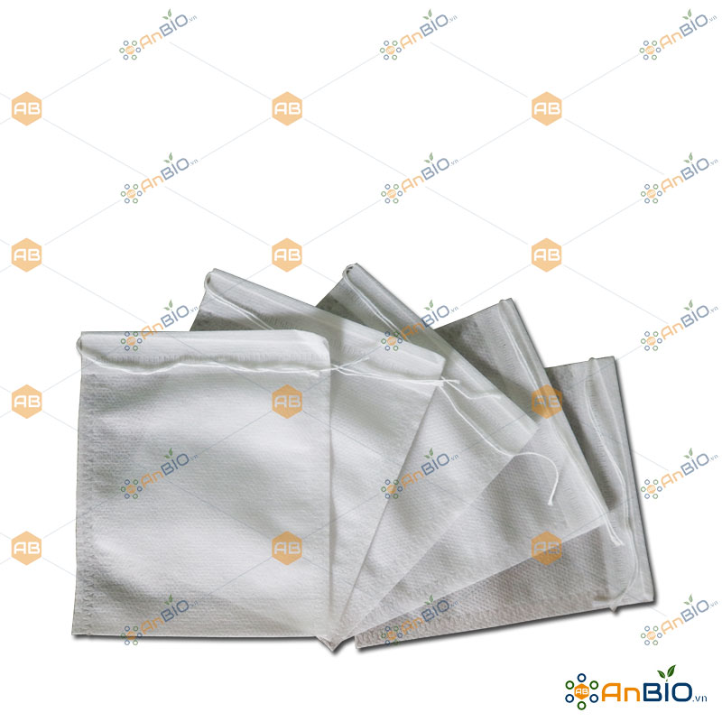 [HCM]TÚI LỌC ĐỰNG PHÂN TAN CHẬM CÓ DÂY RÚT  KÍCH THƯỚC 8x10cm gói 100 cái - A1.1024