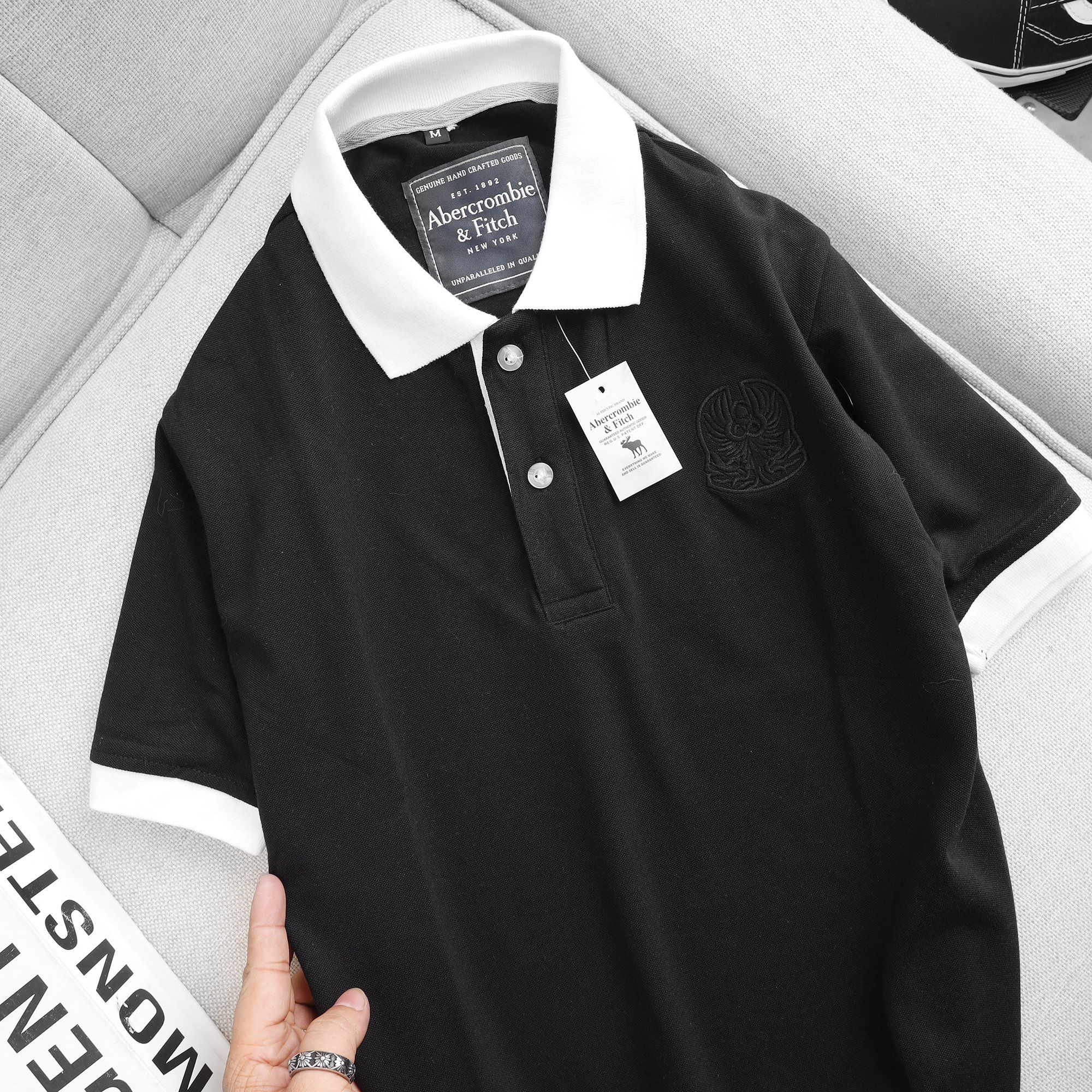 Áo thun man polo có cổ cá sấu cotton fashion