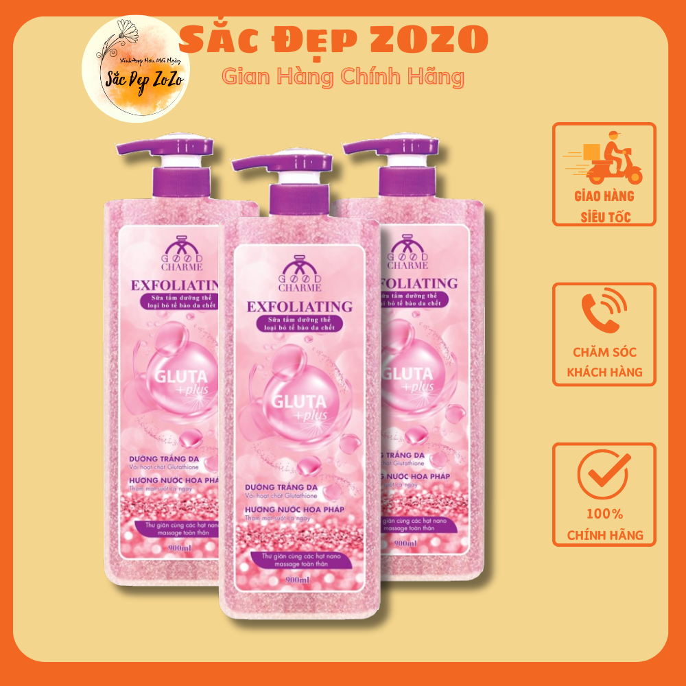 Sữa Tắm Tẩy Tế Bào Da Chết Charme Exfoliating
