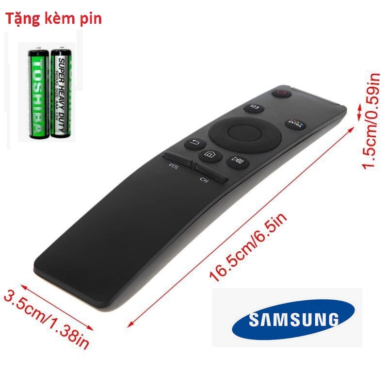 Điều khiển tivi SamSung 4K UtraHD - Tặng kèm pin chính hãng - Remote SamSung - Remote tivi SamSung 4K smart internet loại tốt thay thế khiển zin theo máy d