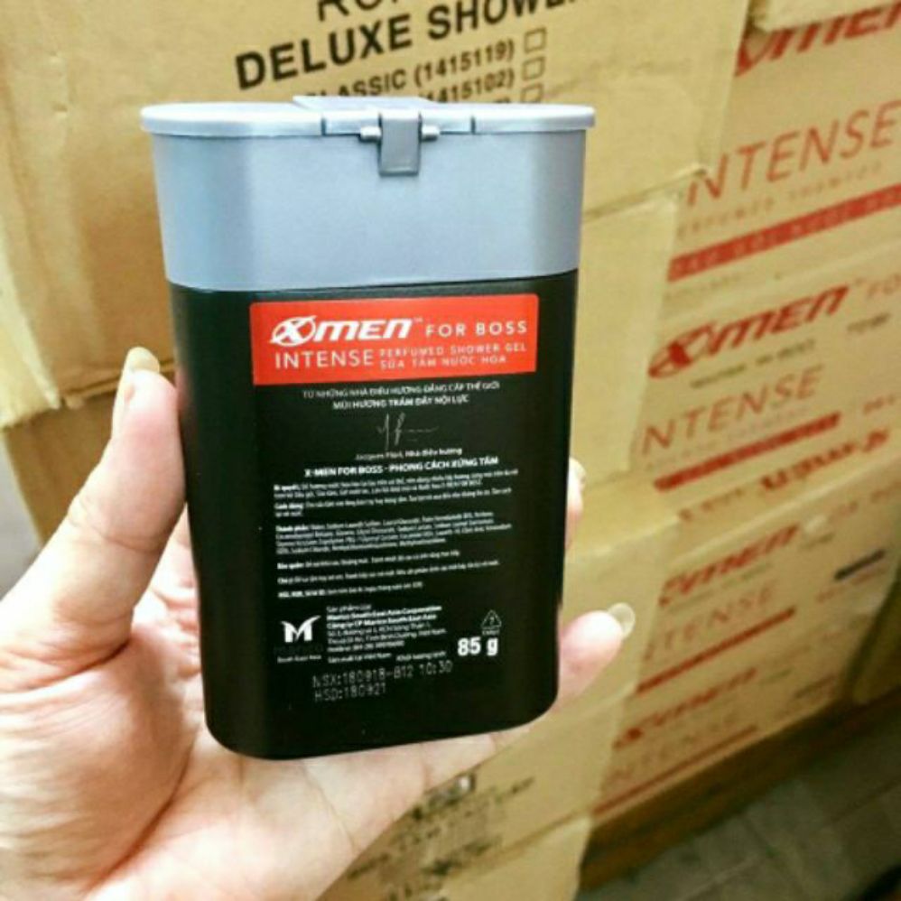 [HCM]3 Chai sữa tắm Xmen For Boss 85g. tặng kèm túi đựng mỹ phẩm