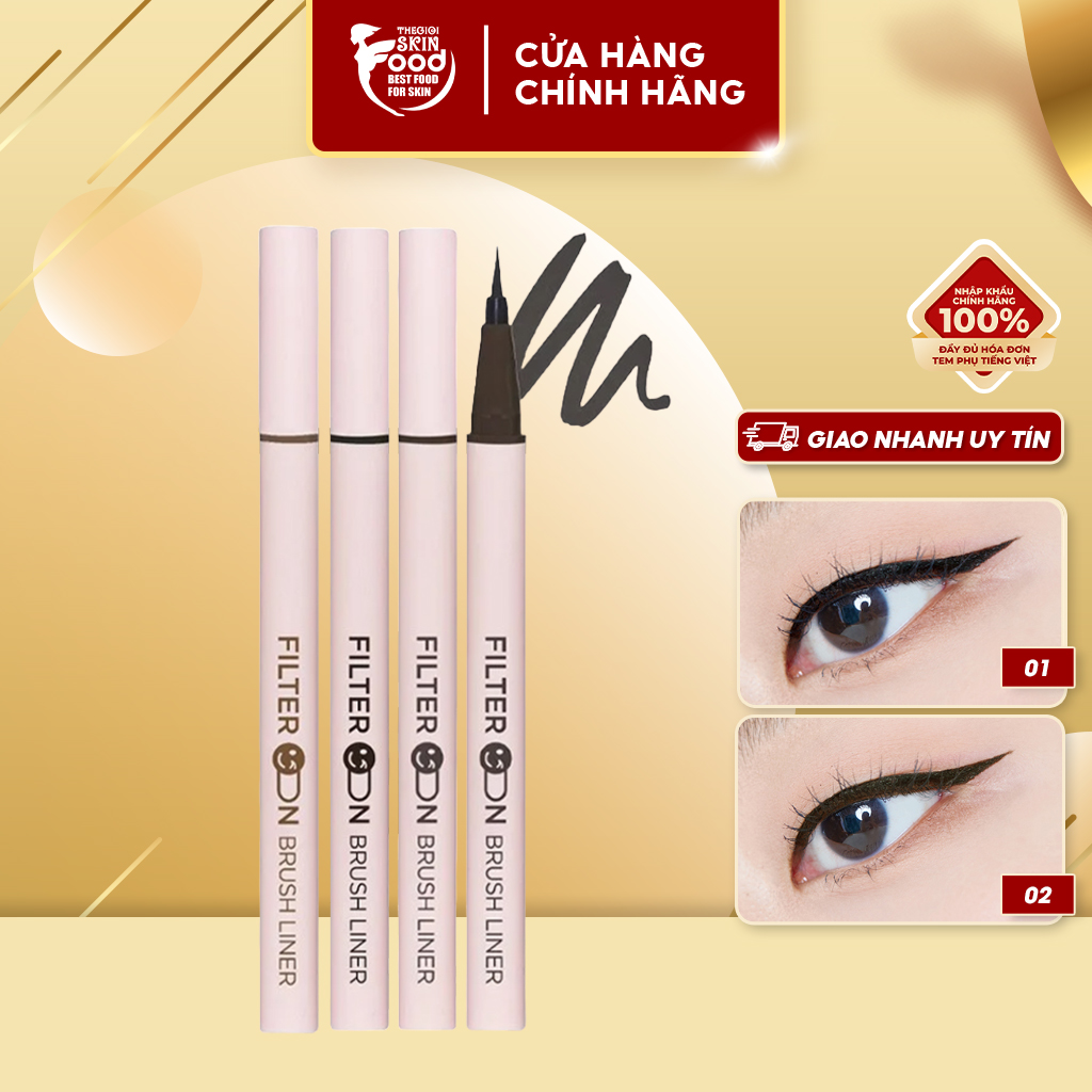 Bút Kẻ Mắt Nước Sắc Nét, Lâu Trôi I m Meme Filter On Brush Liner 0.6g