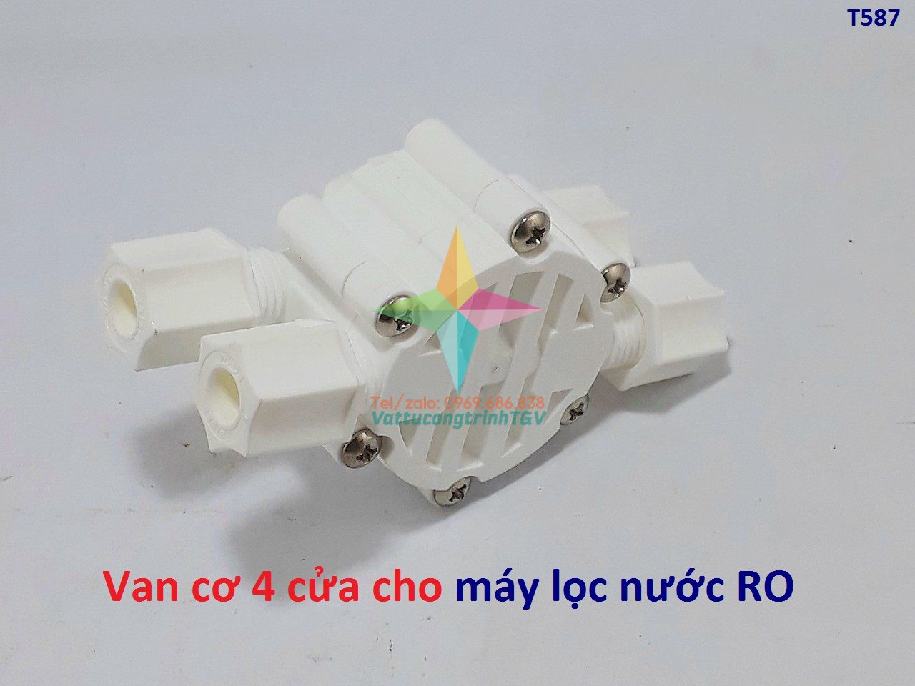 Van cơ 4 cửa máy lọc nước RO