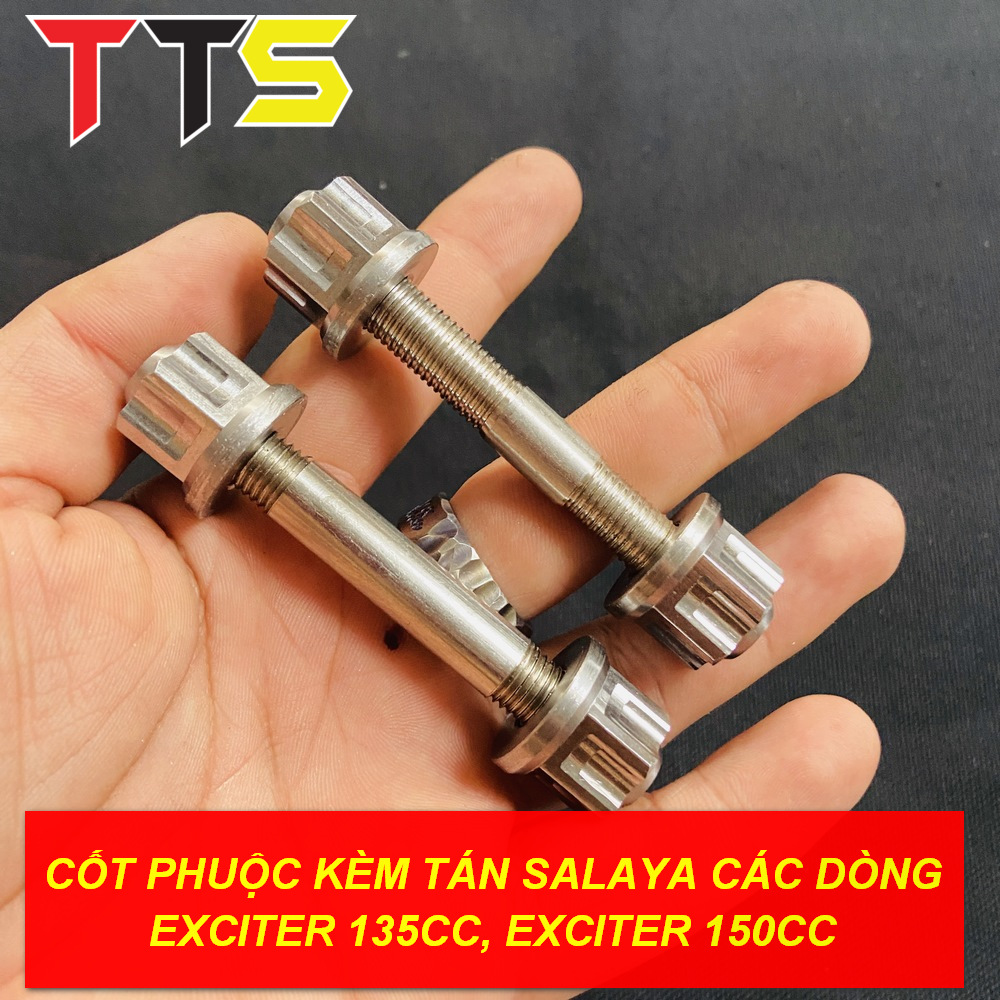 [HCM]CỐT CHÂN PHUỘC GIỮA SỬ DỤNG CHO EXCITER 135 EXCITER 150 CHỐNG RỈ SÉT