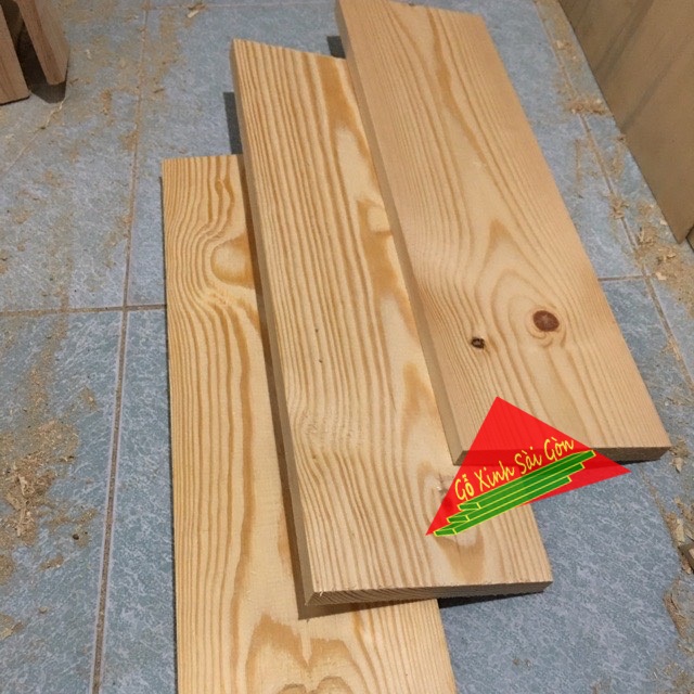 [HCM]Com bo 3 tấm gỗ thông mới đẹp dài 50cm rộng 14cm dày 1.3cm