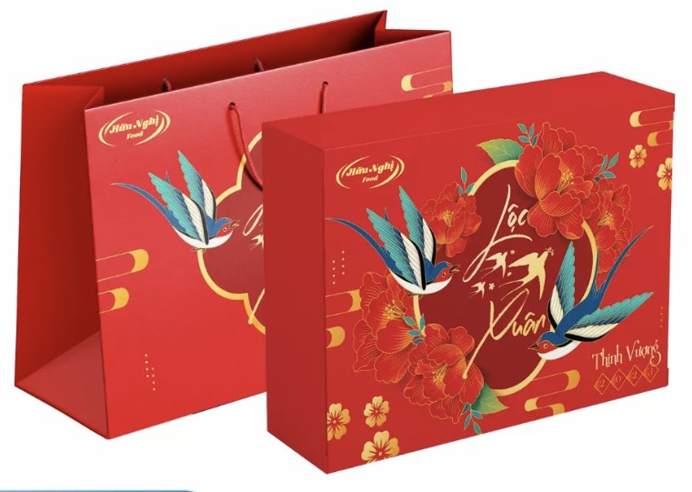 Hộp quà tết hữu nghị lộc xuân - thịnh vượng