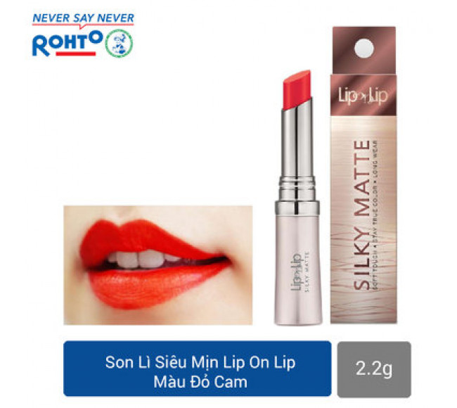 Lip on Lip Silky Matte đỏ cam
