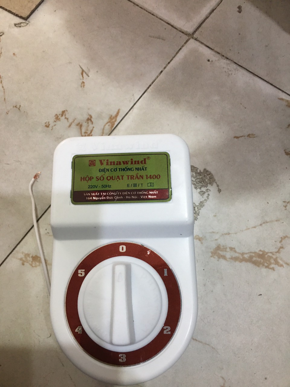 Hộp Số Quạt Trần 1400 Điện Cơ Thống Nhất Vinawind