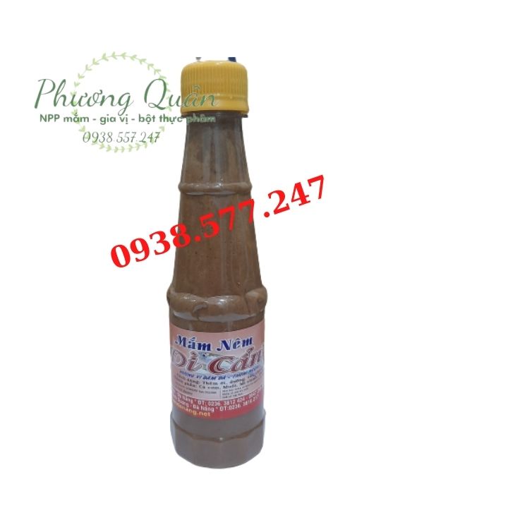 Mắm NÊM CHAI NHỎ Dì Cẩn 250g - Mắm nêm Dì Cẩn Đà Nẵng - NPP Phương Quân