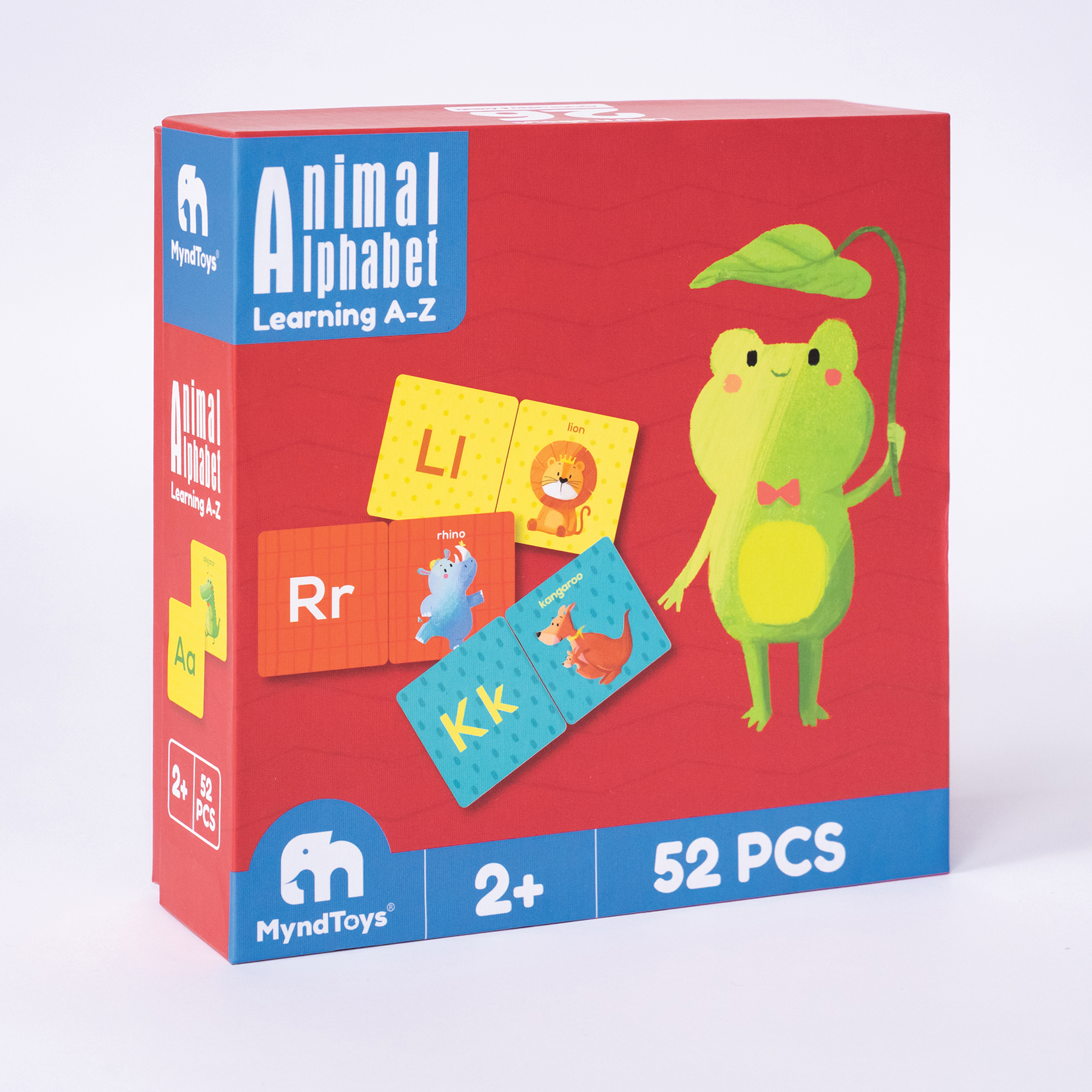 Đồ chơi Giáo dục MyndToys Animal Alphabet Learning A-Z Thẻ học tiếng Anh