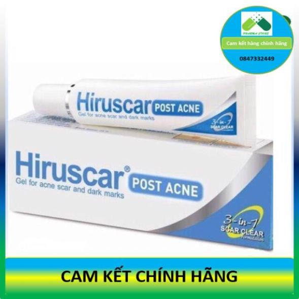 ! Gel làm mờ sẹo mụn và thâm mụn Hiruscar Post Acne !