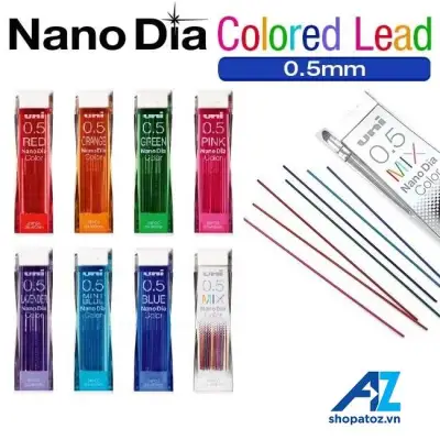 Hộp ngòi Chì Kim Uni Nano Dia Color cỡ 0.5/07mm (1)