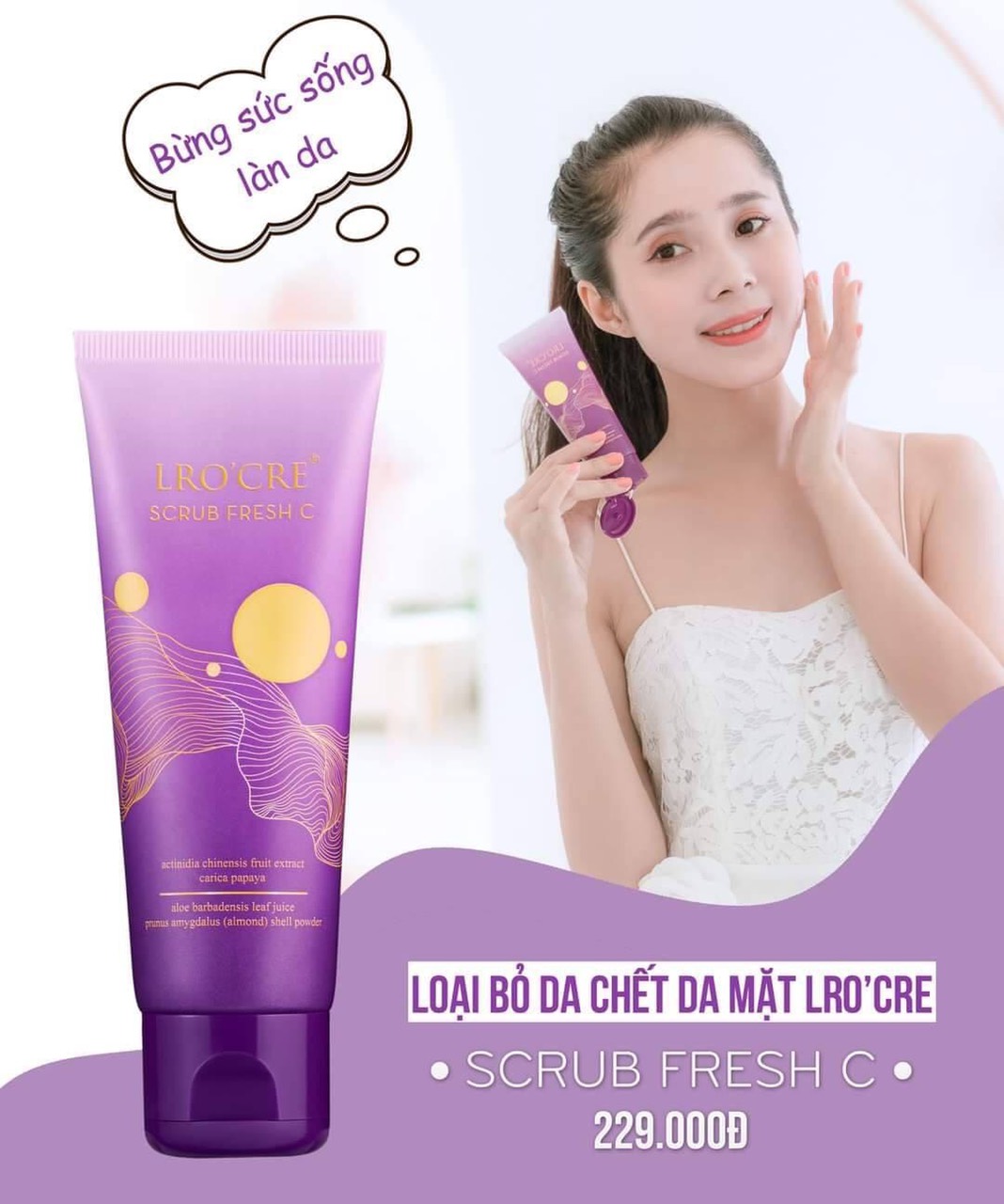Gel Tẩy da chết mặt Lro’cre