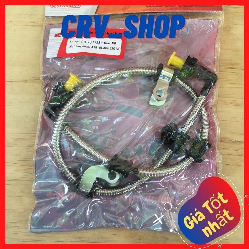 Dây dẫn xăng xe, ống dẫn xăng xe có bọc thép xe máy Honda Air Blade 125cc năm 2016 phun xăng điện tử