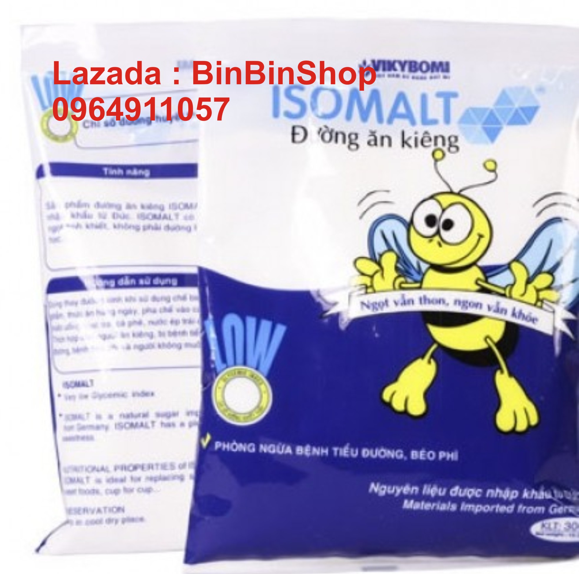 {Bình Ổn Giá} Đường ăn kiêng isomalt gói 300gram