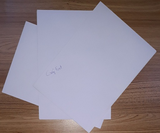 Giấy fort 150gsm - khổ a4 - xấp 100 tờ