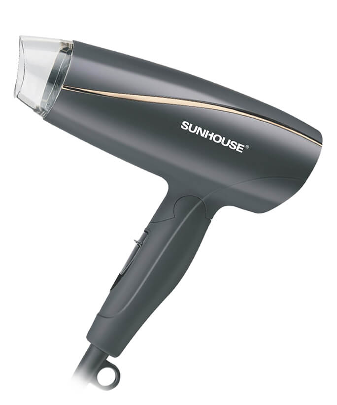 Máy sấy tóc SUNHOUSE SHD2306 - Có thể gấp gọn du lịch - Công suất lớn 1200W - Tự động ngắt khi quá tải - Hàng chính hãng BẾP SUNHOUSE
