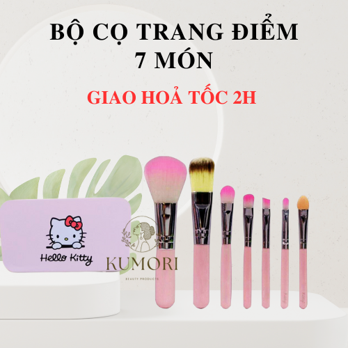 Bộ cọ trang điểm 7 món dụng cụ trang điểm giá rẻ đồ nghề makeup combo make up make-up tools