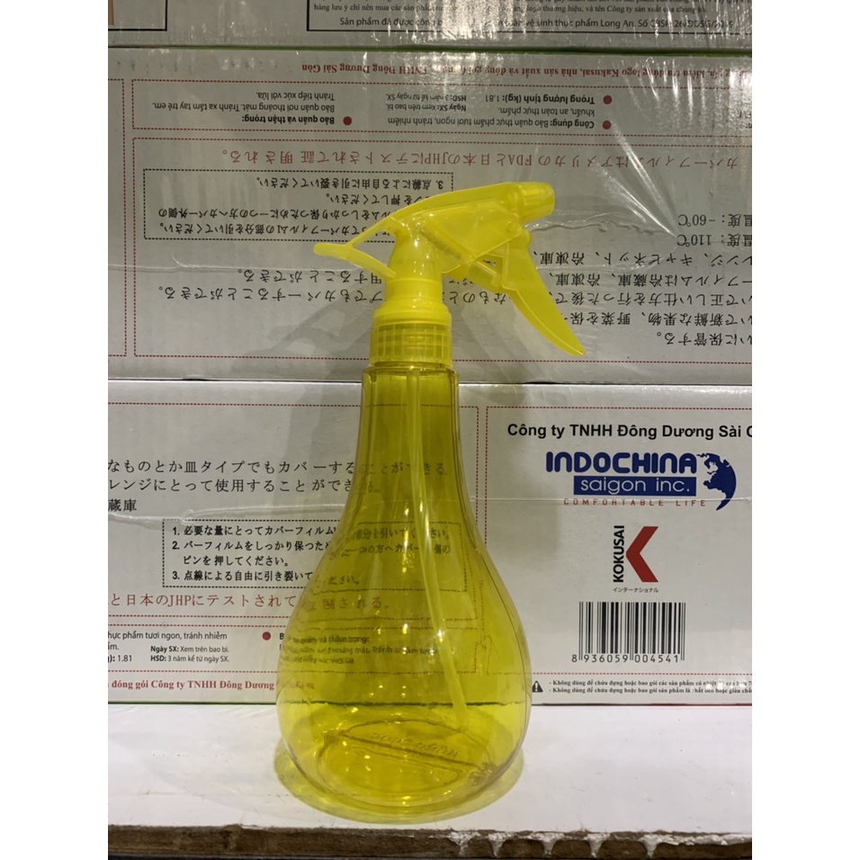 Bình xịt nước ruby 250ml - 500ml màu vàng