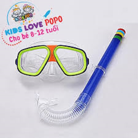 Combo kính bơi có ống thở cho bé