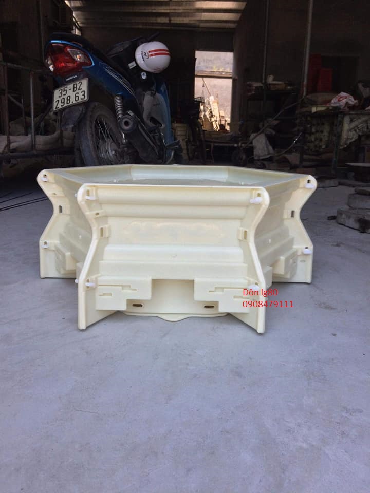 Khuôn đúc đôn chân bệ lục giác 80 - 83 abs rộng 50 cao 25cm
