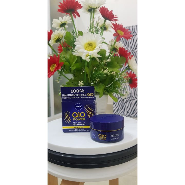 Gm store- Kem dưỡng ban đêm chống nhăn NIVEA Q10 Power cho da thường xách tay đức