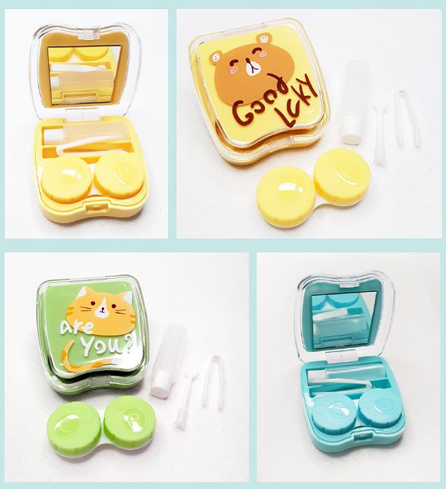 [HCM]Khay Gương đeo lens hình thú cưng