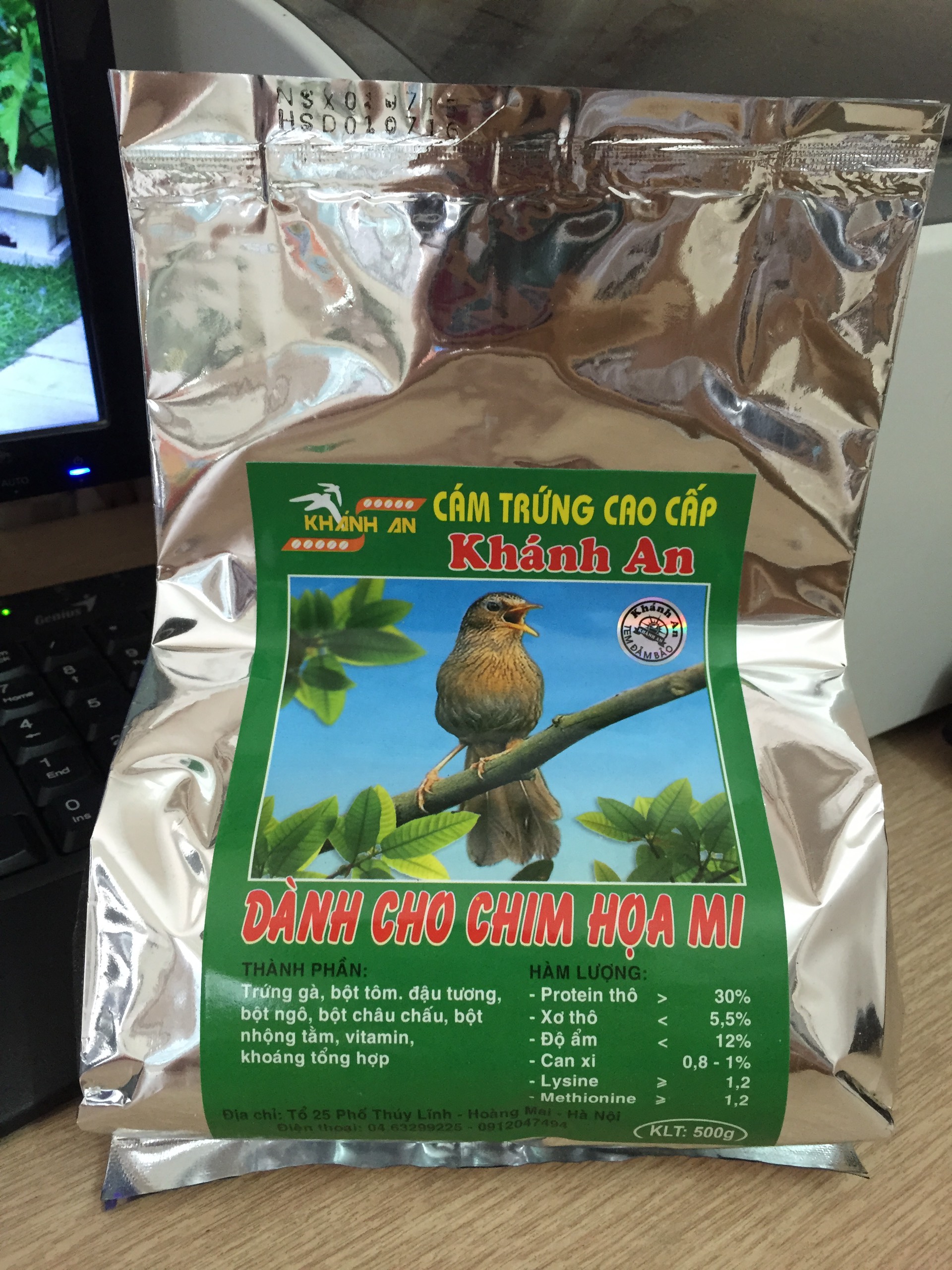Cám chim họa mi khánh an