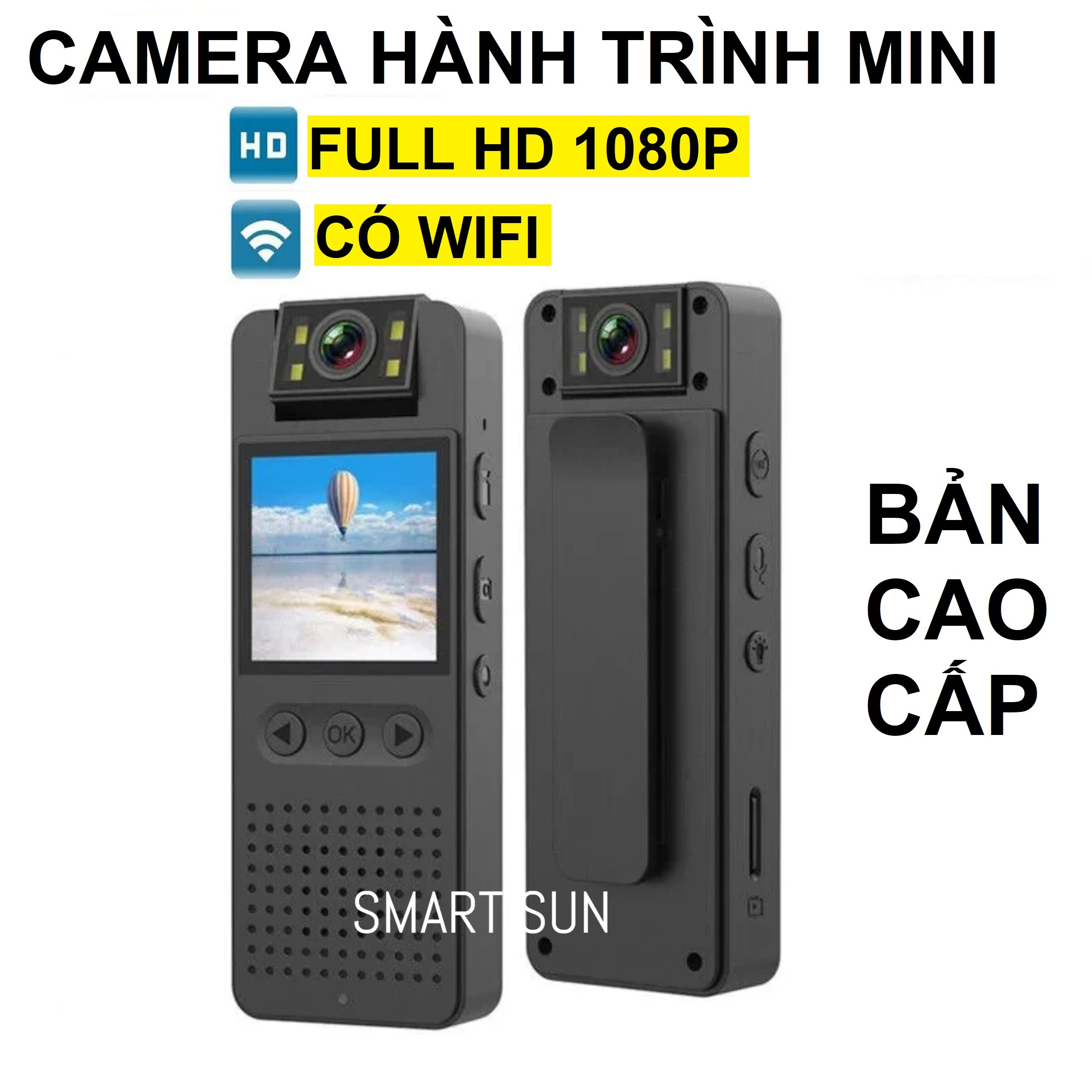 Camera hành trình mini 2K wifi, quay đêm, camera hành trình xe đạp xe máy S6