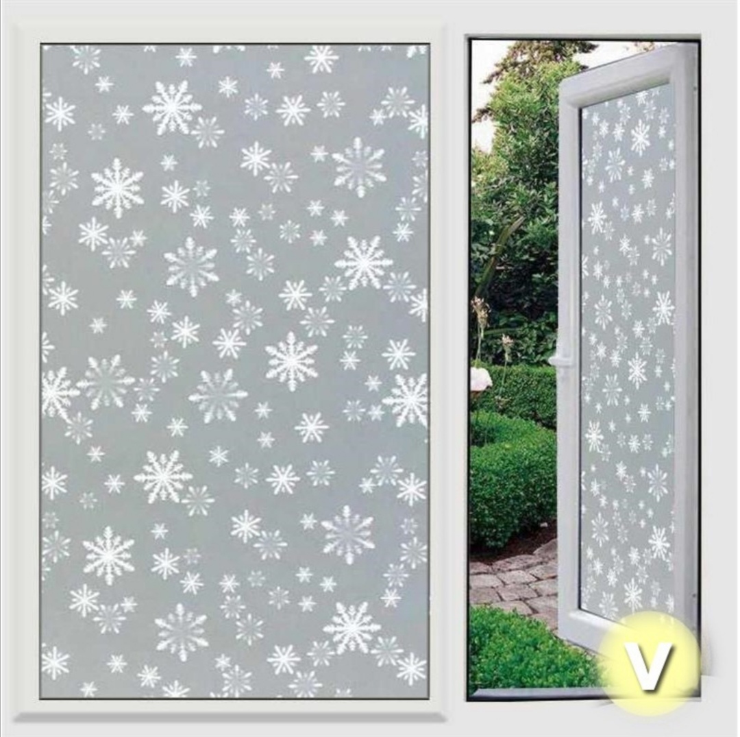 Giấy decal dán kính mờ. Cuộn 5m. Có sẵn keo