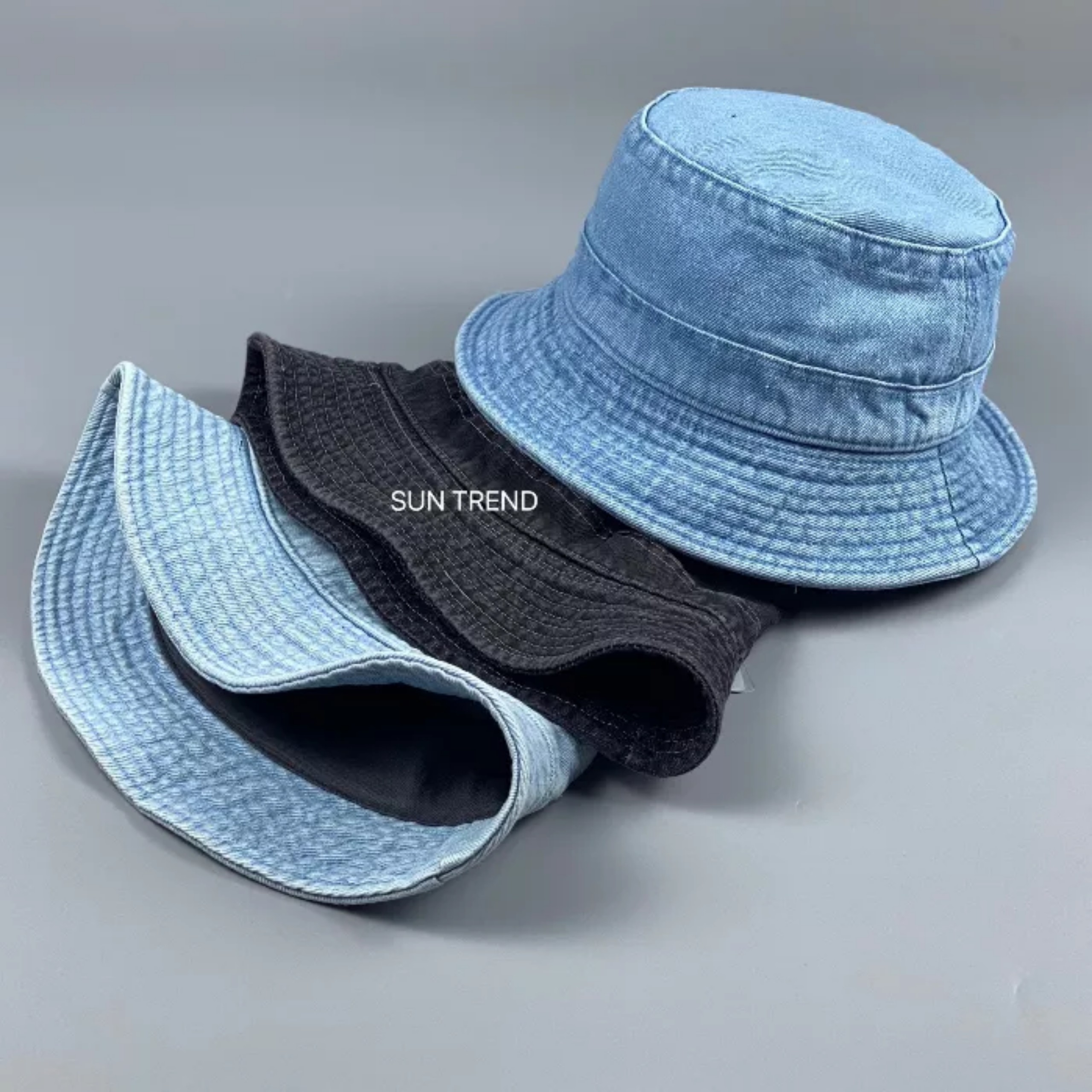 Nón bucket jean phong cách hàn quốc,nón bo thời trang nam nữ