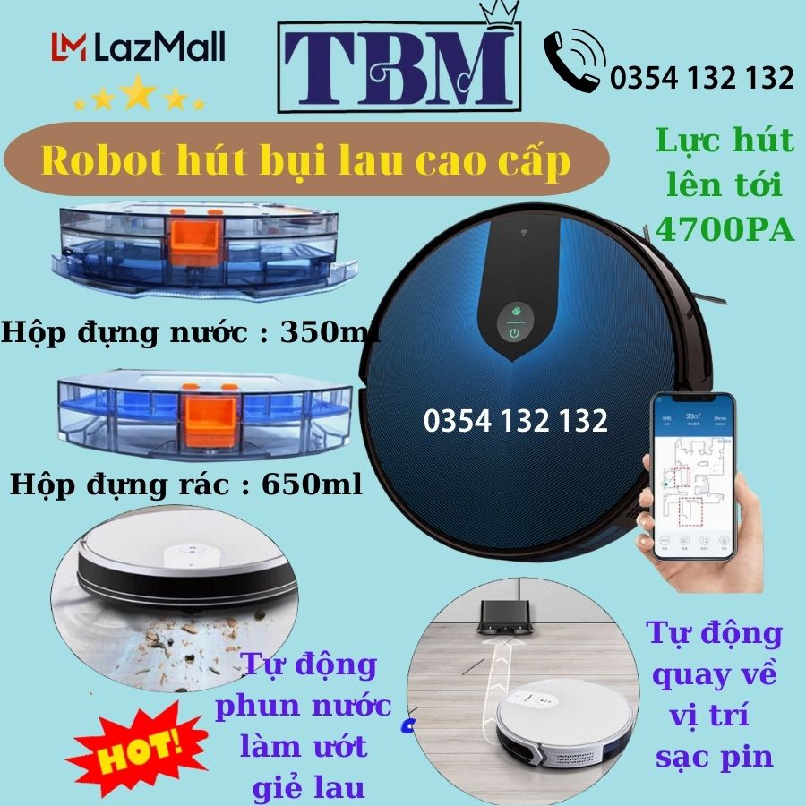 robot lau nha, robot hút bụi xiaomi, robot hút bụi irobot, robot hút bụi ecovacs, Robot hút bụi lau nhà Xiaomi Mijia G1 2020 ( Mi robot vacuum mop essential )